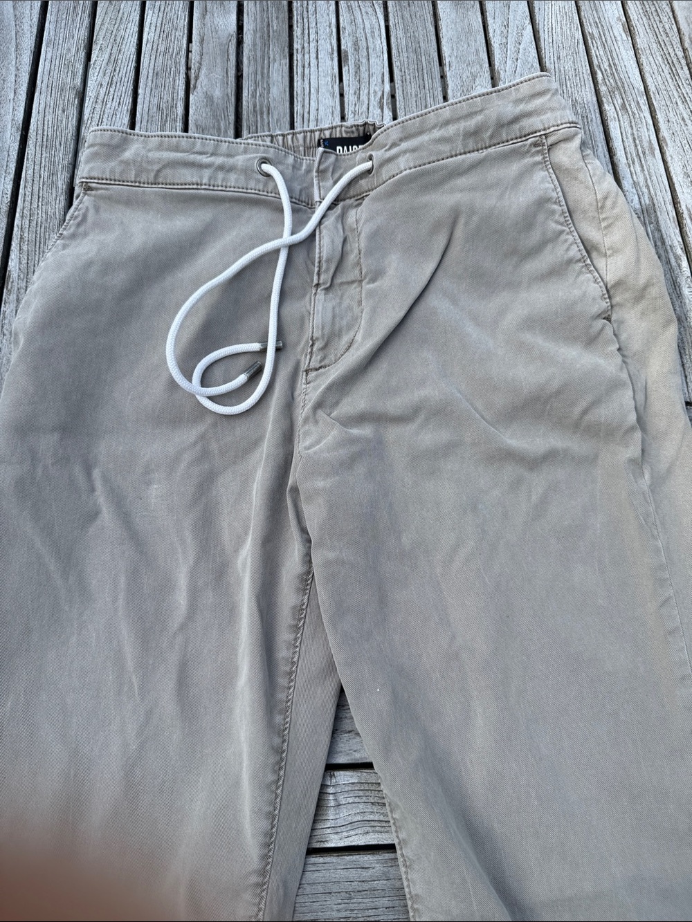 PAIGE tan Straight Leg Jeans